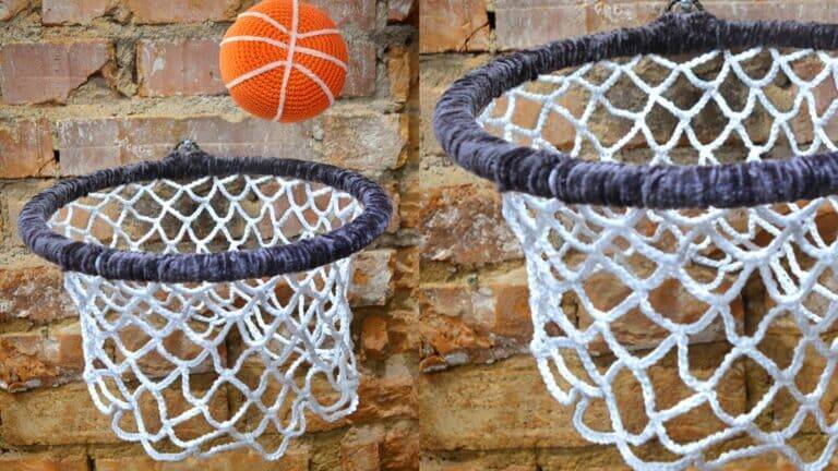 Faça o divertido Jogo de Basquete em crochê