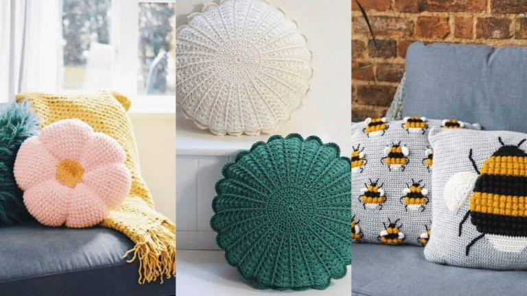 20 Almofadas artesanais: Receita, gráficos e inspirações