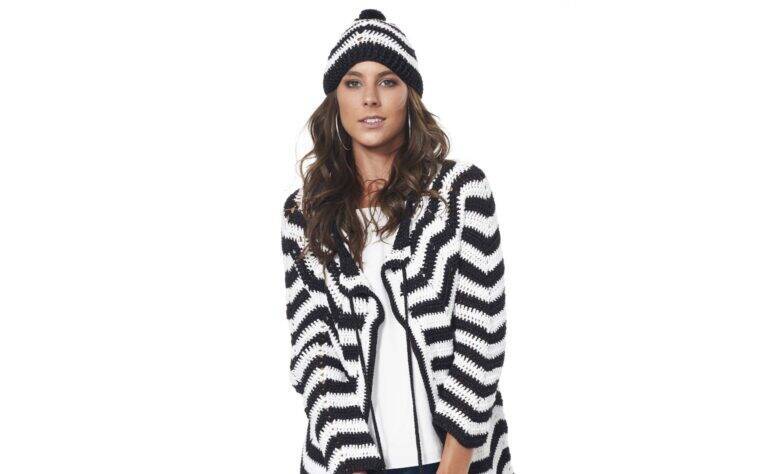 Conjunto de crochê Chevron: Passo a passo