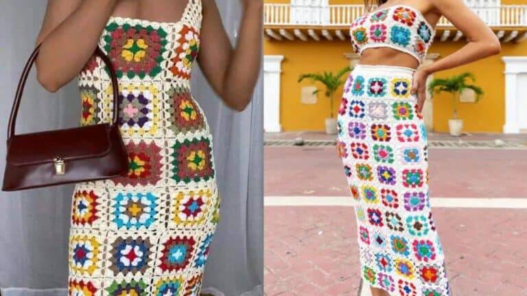 Peças de Crochê com Squares: 28 inspirações de tirar o fôlego!