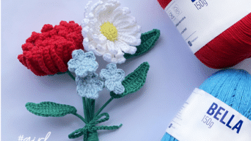 Flor para você: Um lindo buquê de artesanato para presentear!