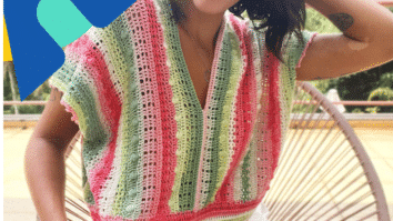 Blusa de crochê Folia – Passo a passo descomplicado