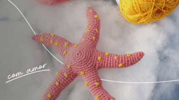 Amigurumi: Aprenda a fazer uma estrela do mar de crochê