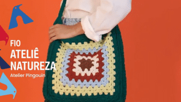 Bolsa de crochê quadradinhos da vovó: Veja o passo a passo