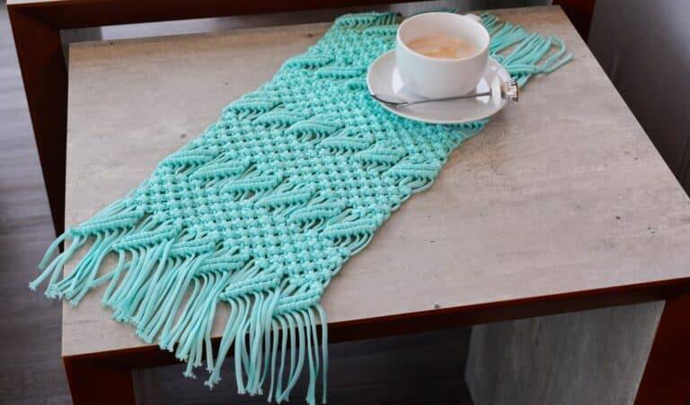 Trilho de Mesa em Macramê: Passo a passo