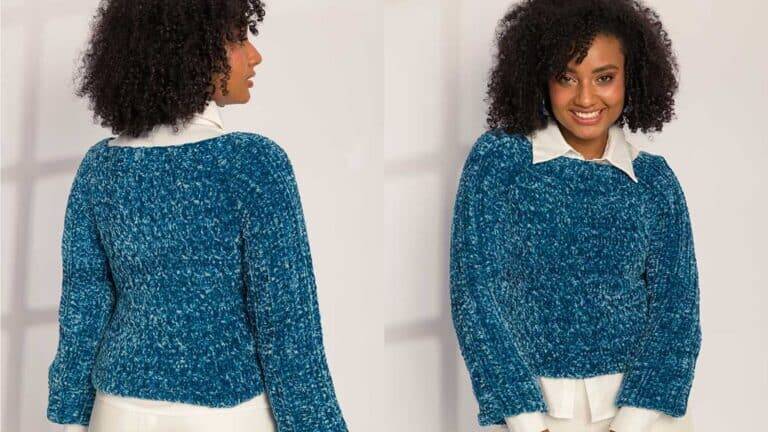 Fique quentinha com a linda Blusa de Tricô Cassino