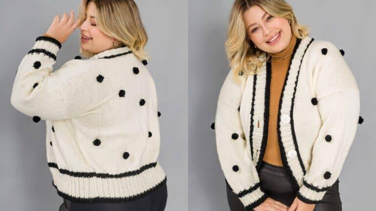 Faça o fofíssimo Casaco de tricô Pull: Receita e gráfico