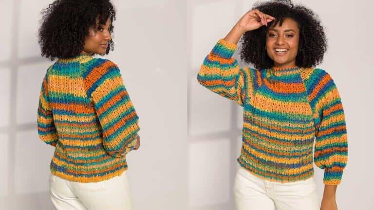 Fique quentinha com a Blusa de Crochê Penumbra