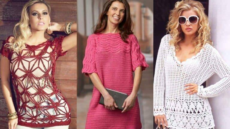 Túnicas de Crochê: Lindas Peças para Copiar