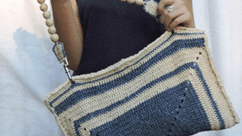 Bolsa crochê quadrada – Hera – Fio Cappio