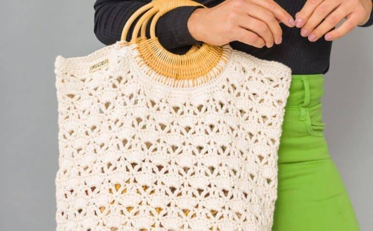 Bolsa de crochê Rattan: Passo a passo