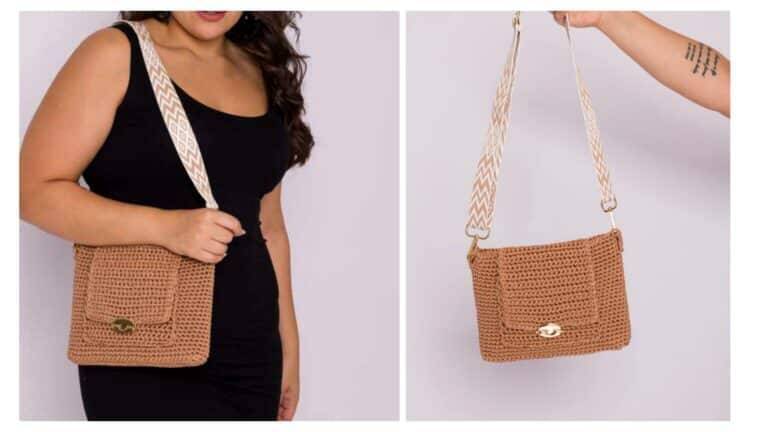 Bolsa de Crochê Cobre: Sofisticada e Muito Versátil! Aprenda a Receita Hoje