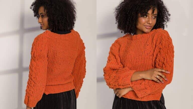 Blusa de tricô Licor Ternura: Passo a passo