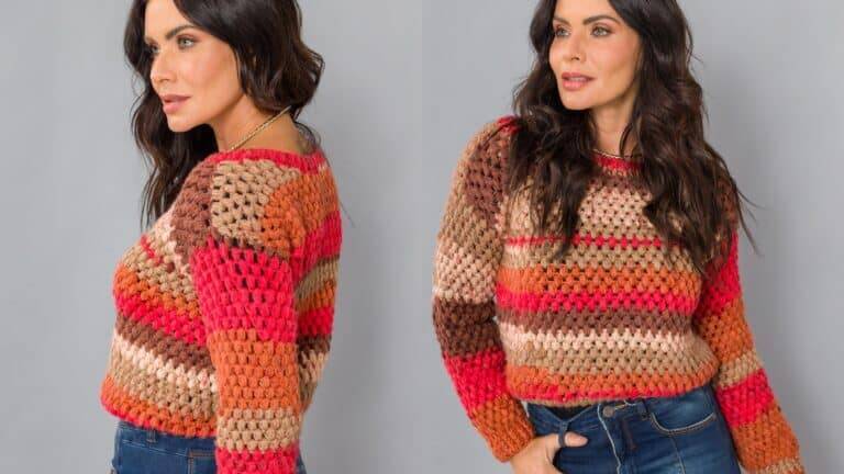 Blusa de crochê Desejo: Passo a passo