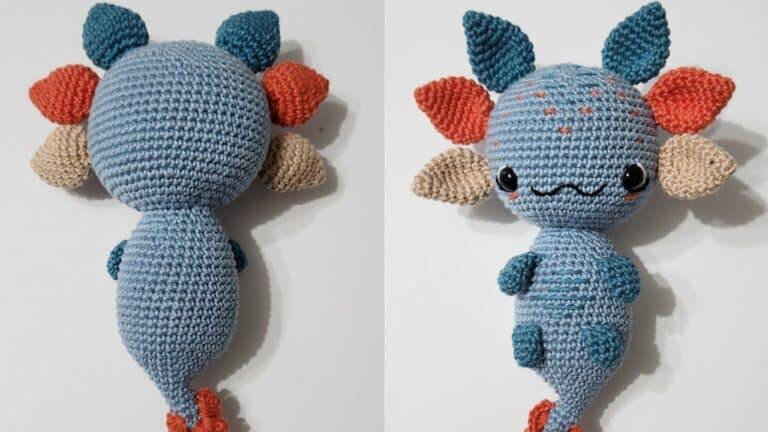 Amigurumi Axolote em Crochê: Passo a passo