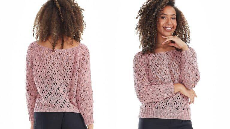 Faça a belíssima Blusa de Tricô Camafeu