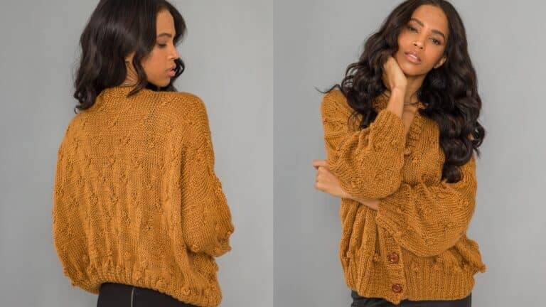Faça o Cardigã Clássico em Tricô e fique linda com estilo