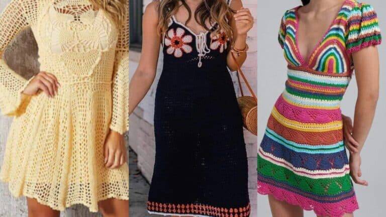 Vestido de Crochê Artesanal: 32 Inspirações para Copiar