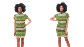 Vestido em Tricô Colorpull