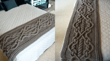 Peseira Noturna de Tricô