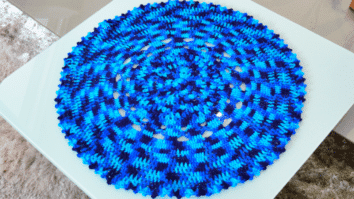 Centro de Mesa de Crochê Pacífico