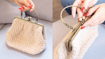 Bolsa em Crochê Barroco Vintage