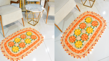 Tapete de Crochê Oriental