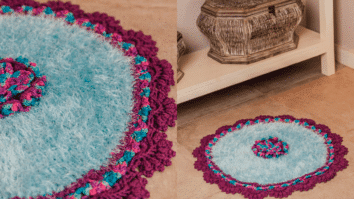 Tapete em Crochê Sereia