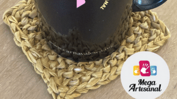 Porta-Chá em Knooking