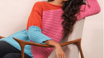 Blusa de Tricô Geométrica Sedificada