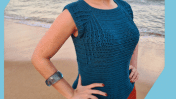 Blusa Topdown em Crochê Tomie