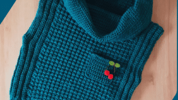 Colete de Crochê Mandacaru Sedificada