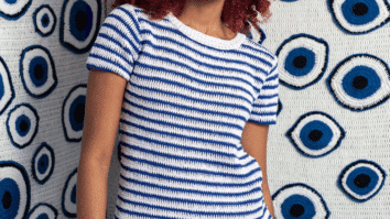 Blusa de crochê Navy - Euroroma