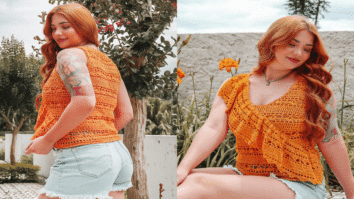 Blusa de Crochê Bettina Linda e Confortavel Com gráfico para iniciantes