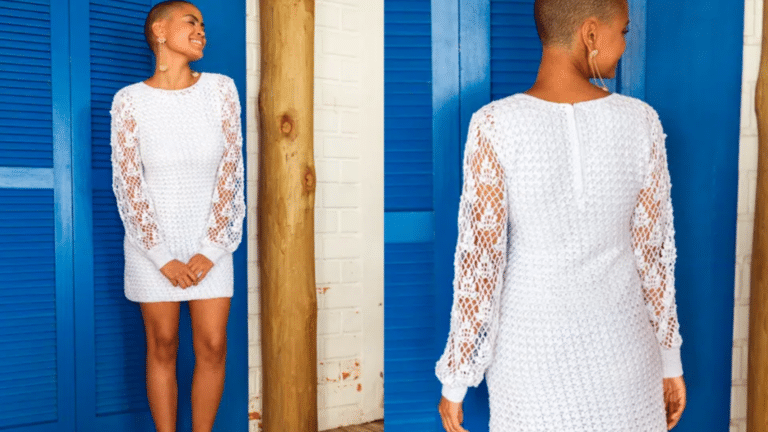 Vestidos de Crochê Elegantes: Inspire se e Produza o Seu!