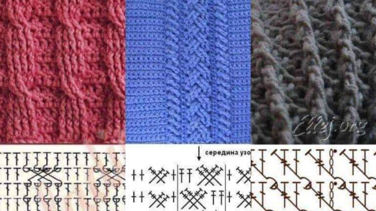35 Pontos de Crochê Diferentes com Gráfico e Amostra