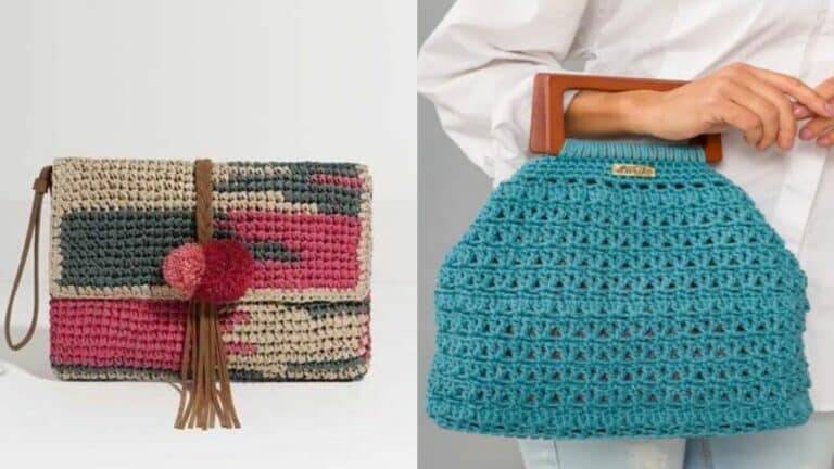 Bolsas em Crochê Simples e Modernas: Inspire se nas Cores e Formas