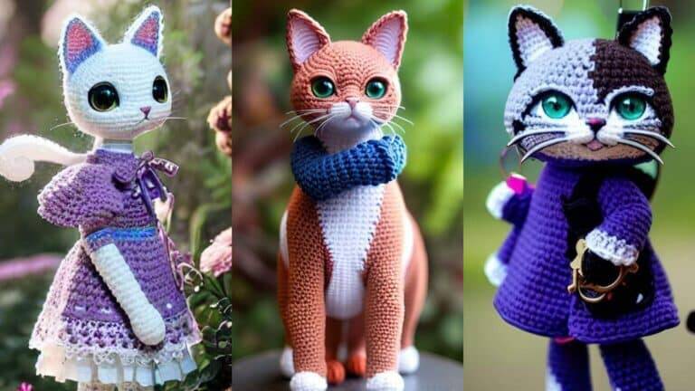 Amigurumi Gato: 40 Inspirações Muito Fofas