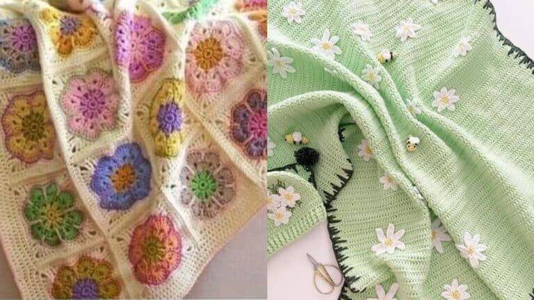 Crochê Moderno: Peseiras de Crochê e Colchas Artesanais Parte 3