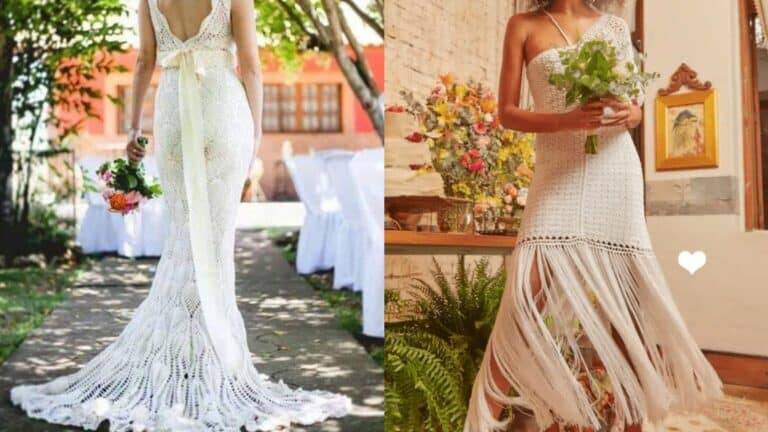 Vestidos de Noiva em Crochê – Inspire se Nestes Lindos Modelos