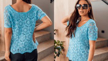 Blusa de Crochê Candy