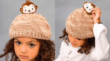 Gorro de Tricô Kids Macaco Tobias