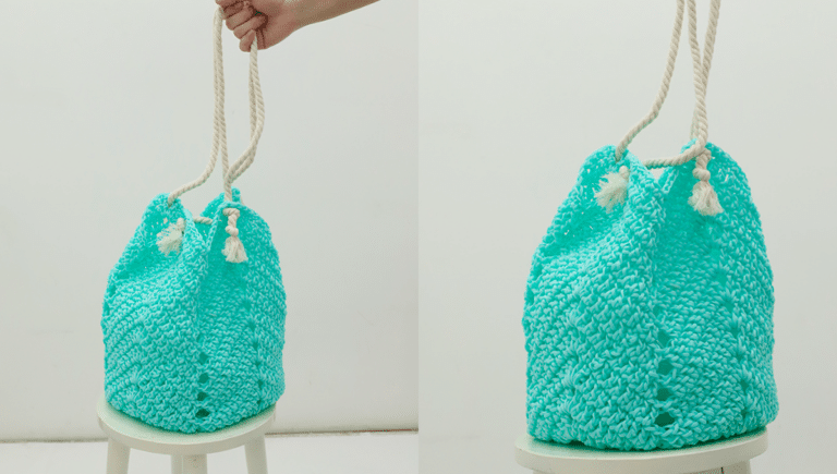 Bolsa de Crochê Náutico Candy