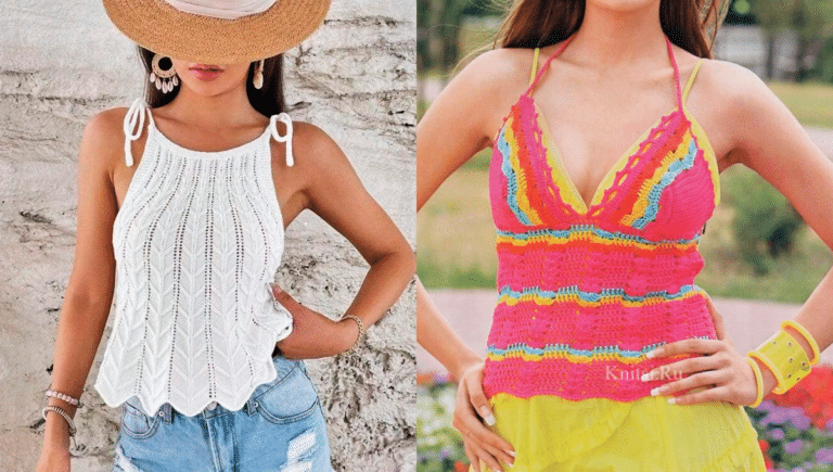 Blusas de Crochê e Tricô Lindíssimas