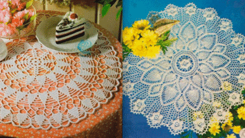 Centros de Mesa em Crochê Rendados