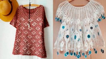 Pontos de Crochê Blusas Delicadas