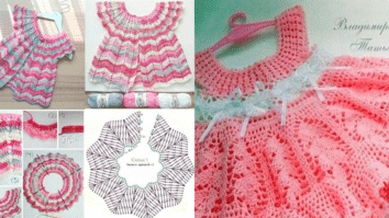 Vestidos de Crochê Infantil