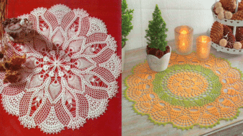 Centros de Mesa em Crochê Belíssimos