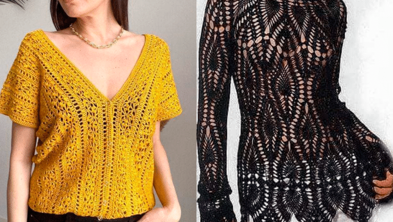 Blusas de Crochê Elegantes