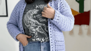 Cardigan de Crochê – Fio MANTIQUEIRA